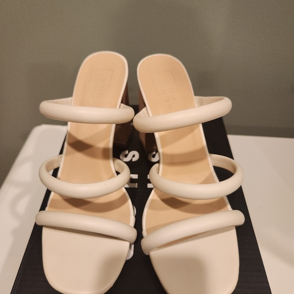 SHUSHOP HEELS color BONE size 6.5 - Picture 2 of 16